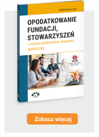 Opodatkowanie fundacji